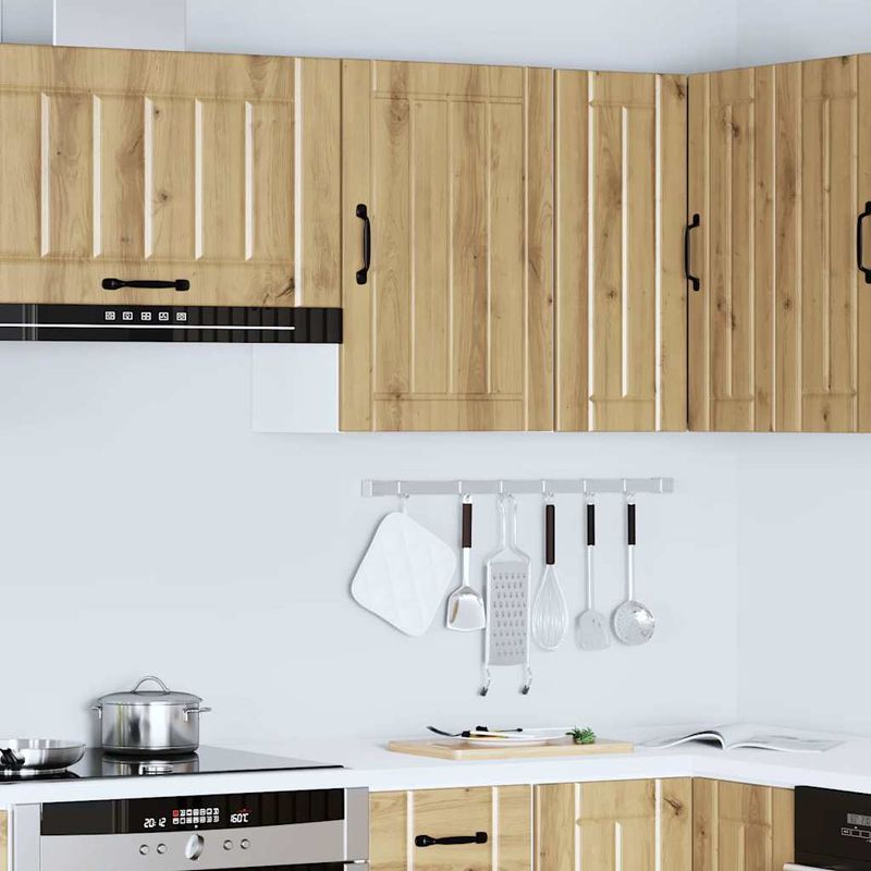 Casa si Gradina - Mobilier - Comode si corpuri - Corpuri bucatarie - Dulap de bucatarie „Lucca” din lemn de stejar artificial, mărime 40x31x60 cm, model 1x dulap de perete (1 ușă) - Infinity.ro