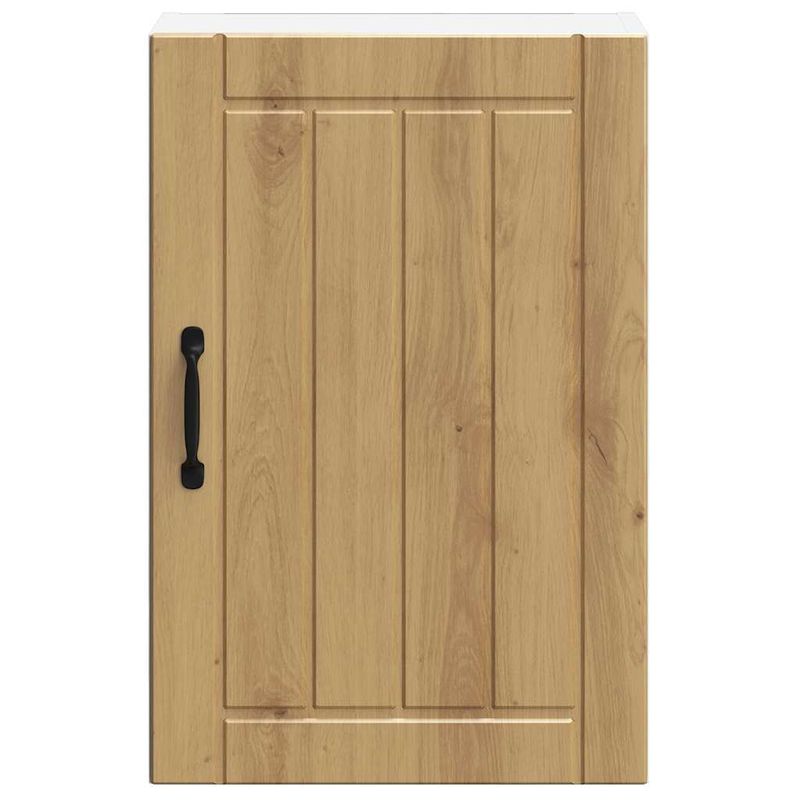Casa si Gradina - Mobilier - Comode si corpuri - Corpuri bucatarie - Dulap de bucatarie „Lucca” din lemn de stejar artificial, mărime 40x31x60 cm, model 1x dulap de perete (1 ușă) - Infinity.ro