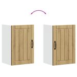 Casa si Gradina - Mobilier - Comode si corpuri - Corpuri bucatarie - Dulap de bucatarie „Lucca” din lemn de stejar artificial, mărime 40x31x60 cm, model 1x dulap de perete (1 ușă) - Infinity.ro