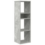 Casa si Gradina - Mobilier - Biblioteci si rafturi - Biblioteci - Biblioteca, gri beton, 34x31x112 cm, lemn prelucrat - Infinity.ro