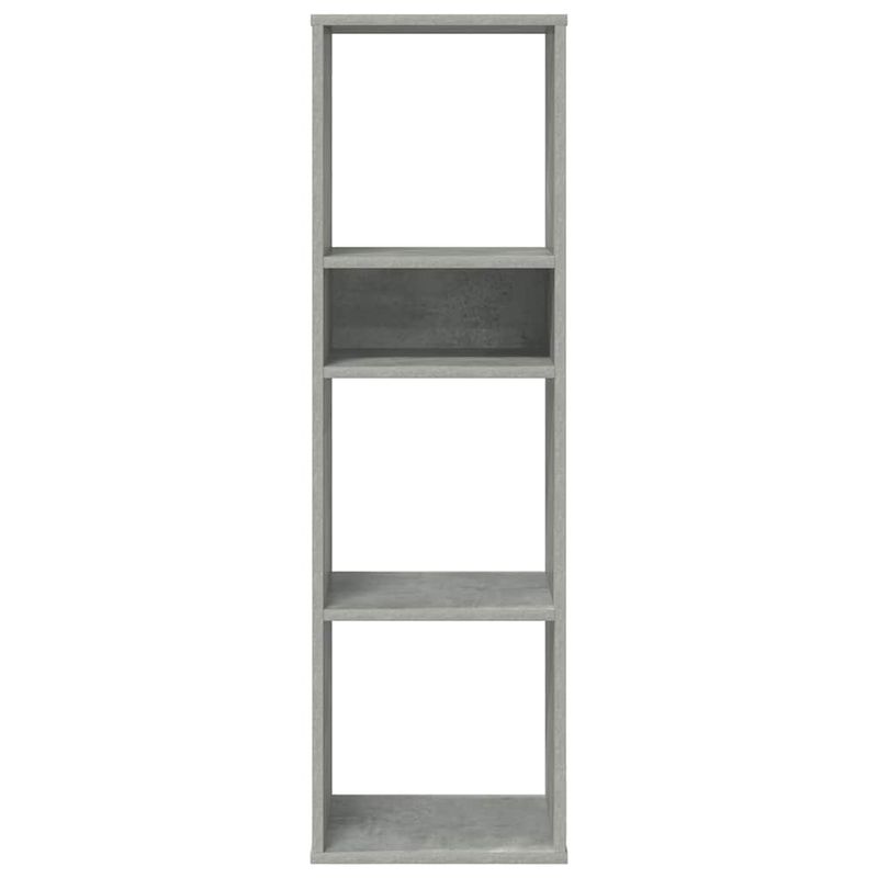 Casa si Gradina - Mobilier - Biblioteci si rafturi - Biblioteci - Biblioteca, gri beton, 34x31x112 cm, lemn prelucrat - Infinity.ro
