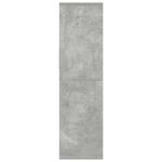 Casa si Gradina - Mobilier - Biblioteci si rafturi - Biblioteci - Biblioteca, gri beton, 34x31x112 cm, lemn prelucrat - Infinity.ro