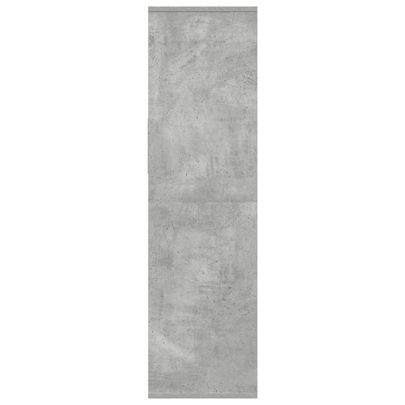 Casa si Gradina - Mobilier - Biblioteci si rafturi - Biblioteci - Biblioteca, gri beton, 34x31x112 cm, lemn prelucrat - Infinity.ro