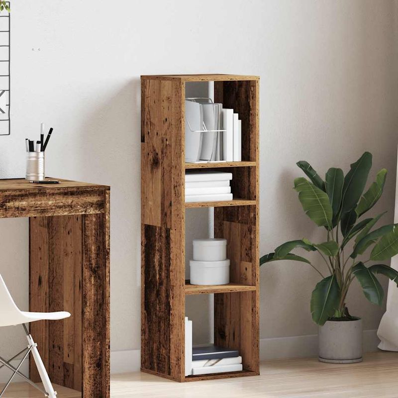 Casa si Gradina - Mobilier - Biblioteci si rafturi - Biblioteci - Dulap cu carti din lemn vechi 34x31x112 cm din lemn prelucrat - Infinity.ro