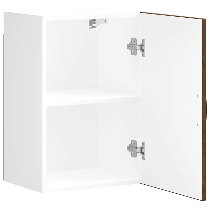 Casa si Gradina - Mobilier - Comode si corpuri - Corpuri bucatarie - Dulap de bucatarie "Lucca" din lemn de stejar maro, mărime 40x31x60 cm, model 1x dulap de perete (1 ușă) - Infinity.ro