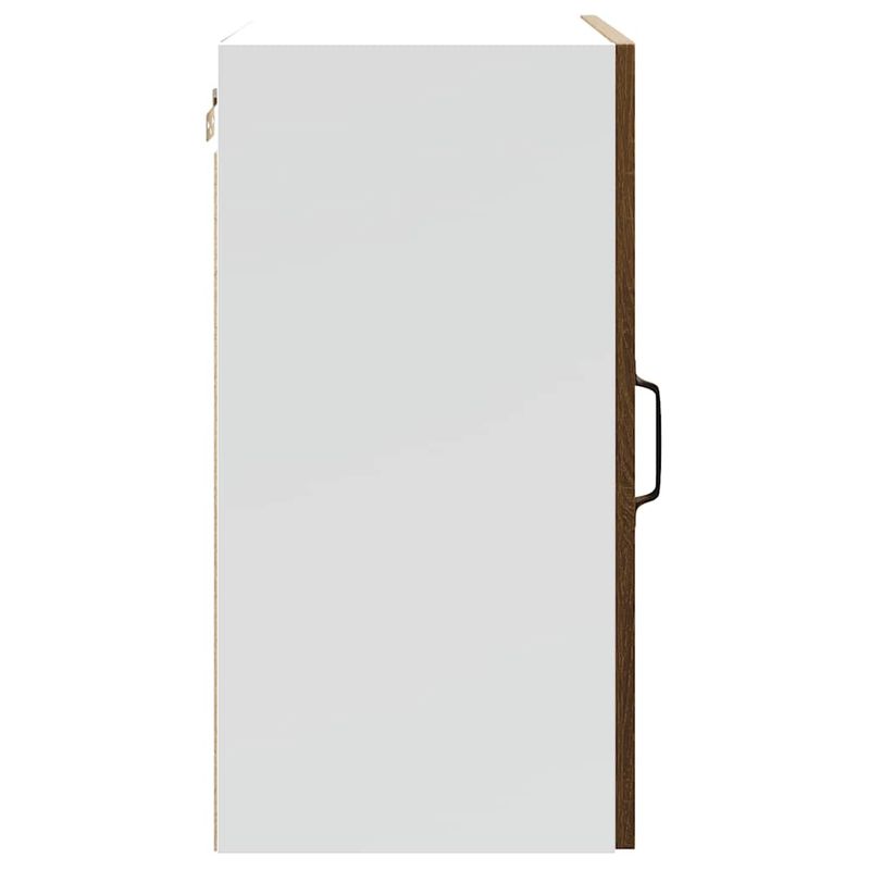 Casa si Gradina - Mobilier - Comode si corpuri - Corpuri bucatarie - Dulap de bucatarie "Lucca" din lemn de stejar maro, mărime 40x31x60 cm, model 1x dulap de perete (1 ușă) - Infinity.ro