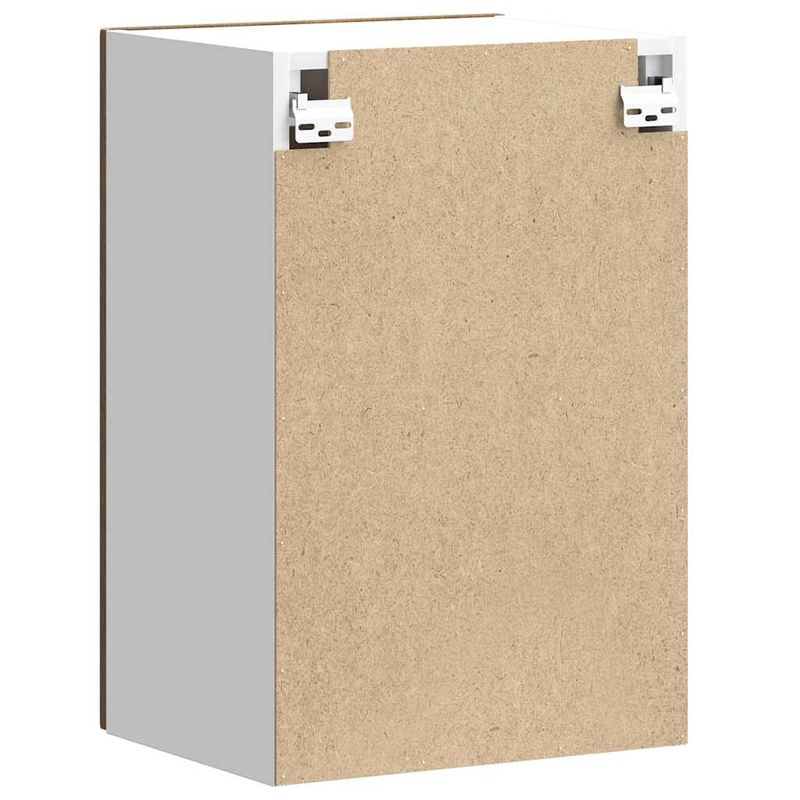 Casa si Gradina - Mobilier - Comode si corpuri - Corpuri bucatarie - Dulap de bucatarie "Lucca" din lemn de stejar maro, mărime 40x31x60 cm, model 1x dulap de perete (1 ușă) - Infinity.ro
