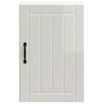 Casa si Gradina - Mobilier - Comode si corpuri - Corpuri bucatarie - Dulap de bucatarie "Lucca" din lemn prelucrat alb lucios, mărime 40x31x60 cm, model 1x dulap de perete (1 ușă) - Infinity.ro