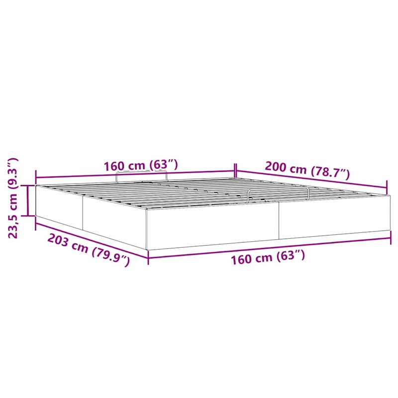 Casa si Gradina - Mobilier - Paturi si accesorii - Paturi - Cadru pat otoman fara saltea roz 160x200 cm catifea - Infinity.ro