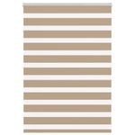 Casa si Gradina - Textile si covoare - Rulouri si jaluzele - Jaluzea tip zebra 95x100 cm latime tesatura 90,9 cm poliester, sand brown - Infinity.ro