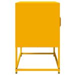 Casa si Gradina - Mobilier - Comode si corpuri - Comode - Dulap TV, galben mustar, 68x39x60,5 cm, otel laminat la rece - Infinity.ro