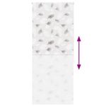 Casa si Gradina - Textile si covoare - Rulouri si jaluzele - Jaluza cu rola de dus 110x240 cm latime material 106 cm, frunze - Infinity.ro