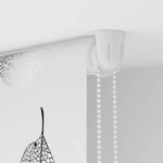 Casa si Gradina - Textile si covoare - Rulouri si jaluzele - Jaluza cu rola de dus 110x240 cm latime material 106 cm, frunze - Infinity.ro