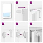 Casa si Gradina - Textile si covoare - Rulouri si jaluzele - Jaluza cu rola de dus 160x240 cm latime material 156 cm, ornament - Infinity.ro