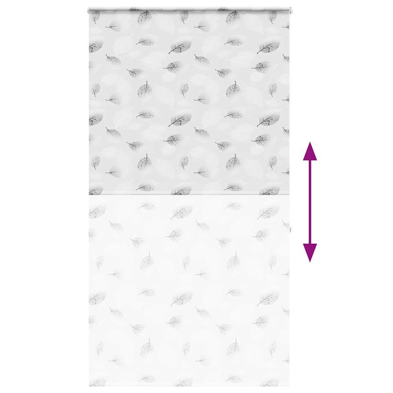 Casa si Gradina - Textile si covoare - Rulouri si jaluzele - Jaluza cu role de dus cu caseta 120x240cm latime material 116cm, frunze - Infinity.ro