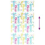 Casa si Gradina - Textile si covoare - Rulouri si jaluzele - Jaluza cu role de dus 140x240 cm latime material 136 cm, cuvinte colorate - Infinity.ro