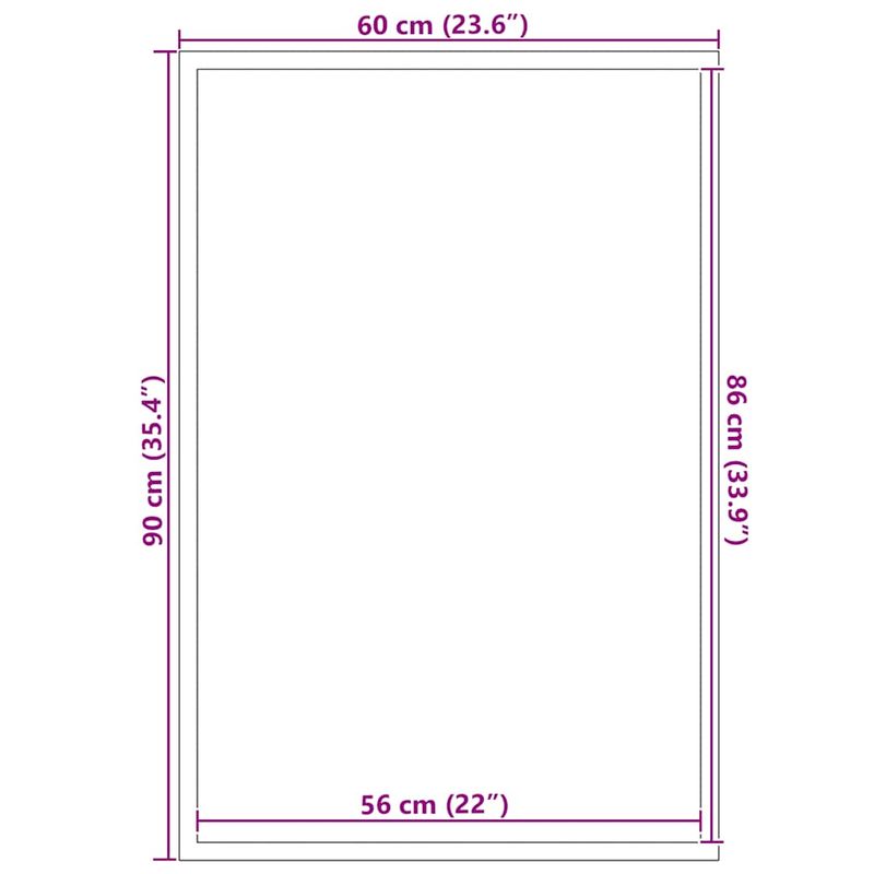 Casa si Gradina - Textile si covoare - Covoare - Covoare casa - Covoras antracit 60x90 cm - Infinity.ro