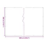 Casa si Gradina - Gradinarit si plante - Plante si ghivece - Bulbi, seminte si rasaduri - Capac pentru plante cu ochiuri 3x6 m polietilena - Infinity.ro