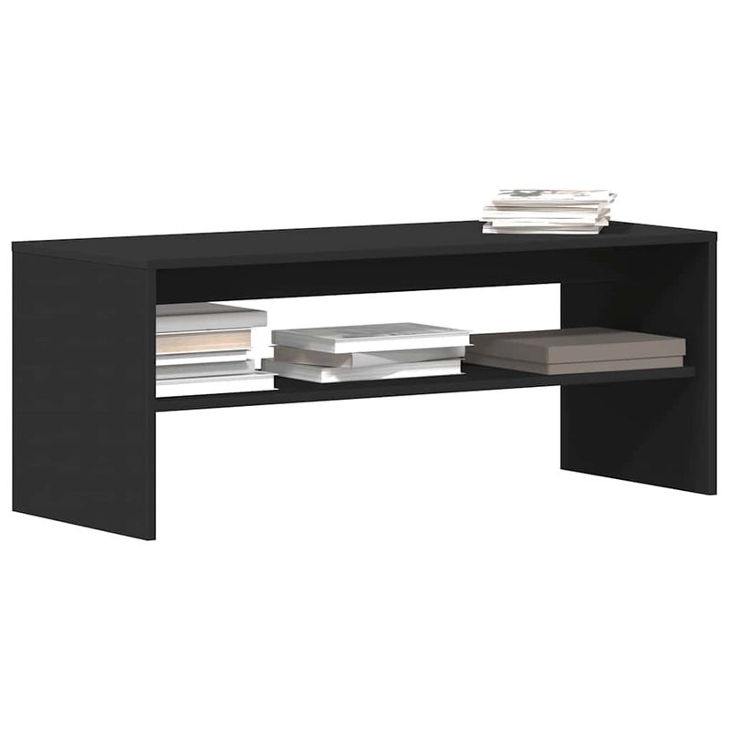 Casa si Gradina - Mobilier - Comode si corpuri - Comode - Comoda TV, negru, 100 x 40 x 40 cm, PAL - Infinity.ro