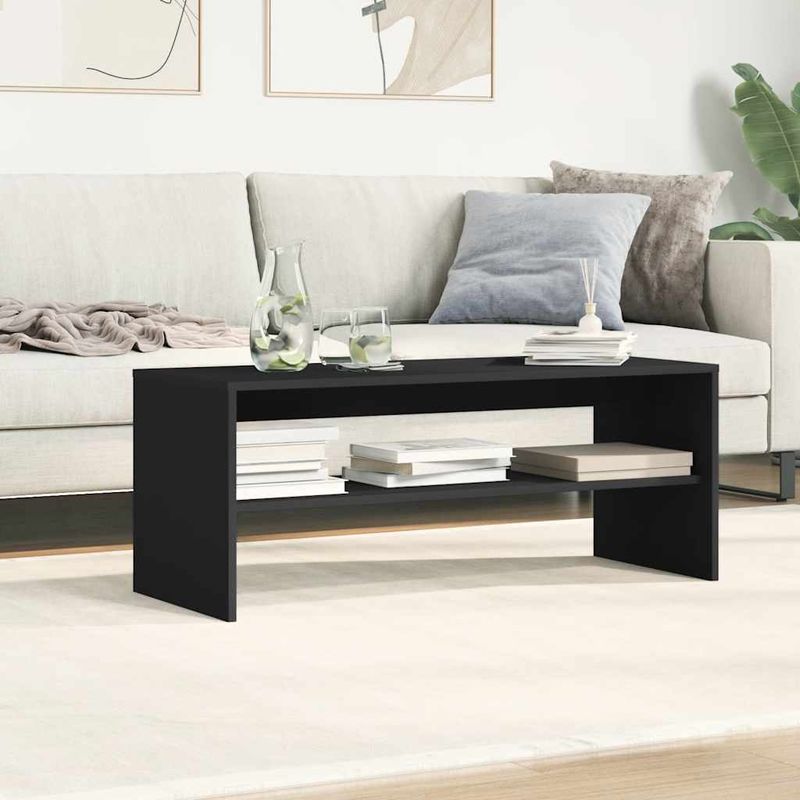 Casa si Gradina - Mobilier - Comode si corpuri - Comode - Comoda TV, negru, 100 x 40 x 40 cm, PAL - Infinity.ro
