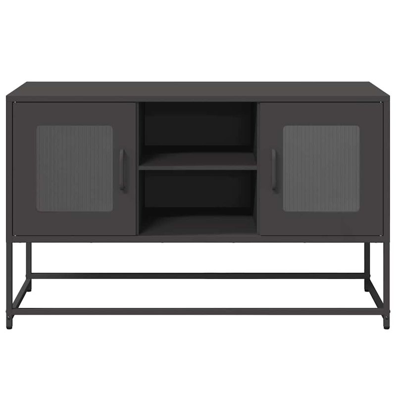 Casa si Gradina - Mobilier - Comode si corpuri - Comode - Dulap TV, negru, 68,5x39x60,5 cm, otel - Infinity.ro