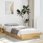 Casa si Gradina - Mobilier - Paturi si accesorii - Paturi - Cadru pat fara saltea 100x200 cm lemn masiv de stejar - Infinity.ro