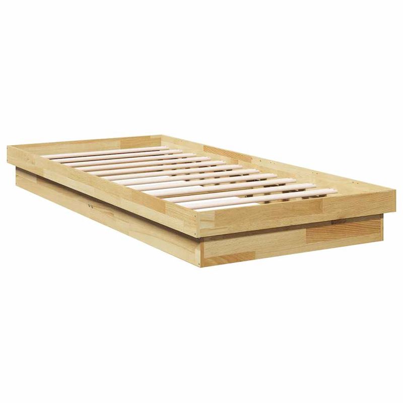 Casa si Gradina - Mobilier - Paturi si accesorii - Paturi - Cadru pat fara saltea 100x200 cm lemn masiv de stejar - Infinity.ro