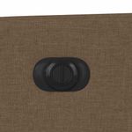 Ingrijire personala si Cosmetice - Sanatate si wellness - Articole wellness - Fotolii de masaj - Fotoliu electric de masaj rabatabil cu ridicare, maro, textil - Infinity.ro