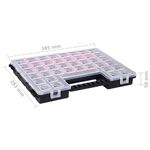Casa si Gradina - Constructii - Depozitare, transport si protectie - Organizatoare si cutii scule - Cutii sortare 5 buc separatoare reglabile 385x283x50 mm plastic - Infinity.ro