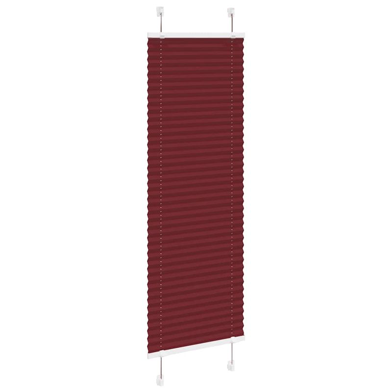 Casa si Gradina - Textile si covoare - Rulouri si jaluzele - Jaluza plisata Bordeaux Rosu 45x100 cm Latime tesatura 44,4 cm - Infinity.ro