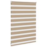 Casa si Gradina - Textile si covoare - Rulouri si jaluzele - Jaluzea tip zebra 105x100 cm latime tesatura 100,9 cm poliester, sand brown - Infinity.ro