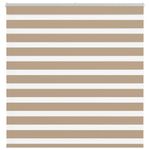 Casa si Gradina - Textile si covoare - Rulouri si jaluzele - Jaluzea tip zebra 150x150 cm latime tesatura 145,9 cm poliester, sand brown - Infinity.ro