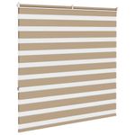 Casa si Gradina - Textile si covoare - Rulouri si jaluzele - Jaluzea tip zebra 150x150 cm latime tesatura 145,9 cm poliester, sand brown - Infinity.ro