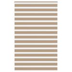 Casa si Gradina - Textile si covoare - Rulouri si jaluzele - Jaluzea tip zebra 140x230 cm latime tesatura 135,9 cm poliester, sand brown - Infinity.ro