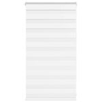 Casa si Gradina - Textile si covoare - Rulouri si jaluzele - Jaluzea tip zebra alb latime tesatura 65,9 cm poliester, mărime 70x100 cm - Infinity.ro