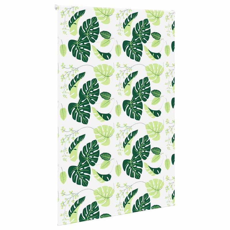 Casa si Gradina - Textile si covoare - Rulouri si jaluzele - Jaluza cu rola de dus 150x240 cm latime material 146 cm, frunze verzi - Infinity.ro