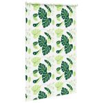 Casa si Gradina - Textile si covoare - Rulouri si jaluzele - Jaluza cu rola de dus 150x240 cm latime material 146 cm, frunze verzi - Infinity.ro