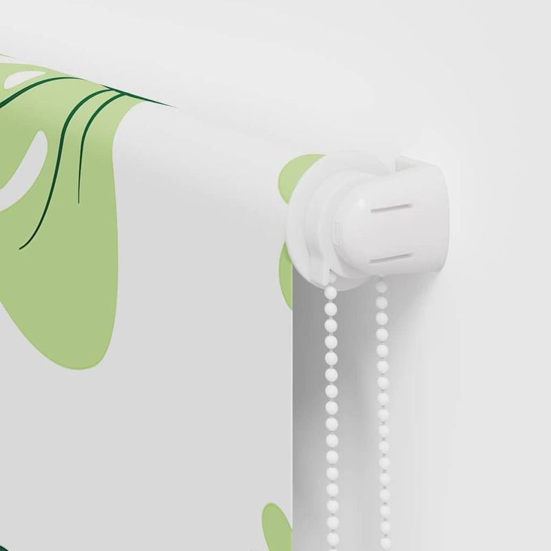 Casa si Gradina - Textile si covoare - Rulouri si jaluzele - Jaluza cu rola de dus 150x240 cm latime material 146 cm, frunze verzi - Infinity.ro