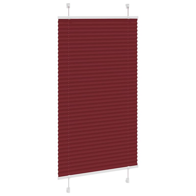 Casa si Gradina - Textile si covoare - Rulouri si jaluzele - Jaluza plisata Bordeaux Rosu 70x100 cm Latime tesatura 69,4 cm - Infinity.ro