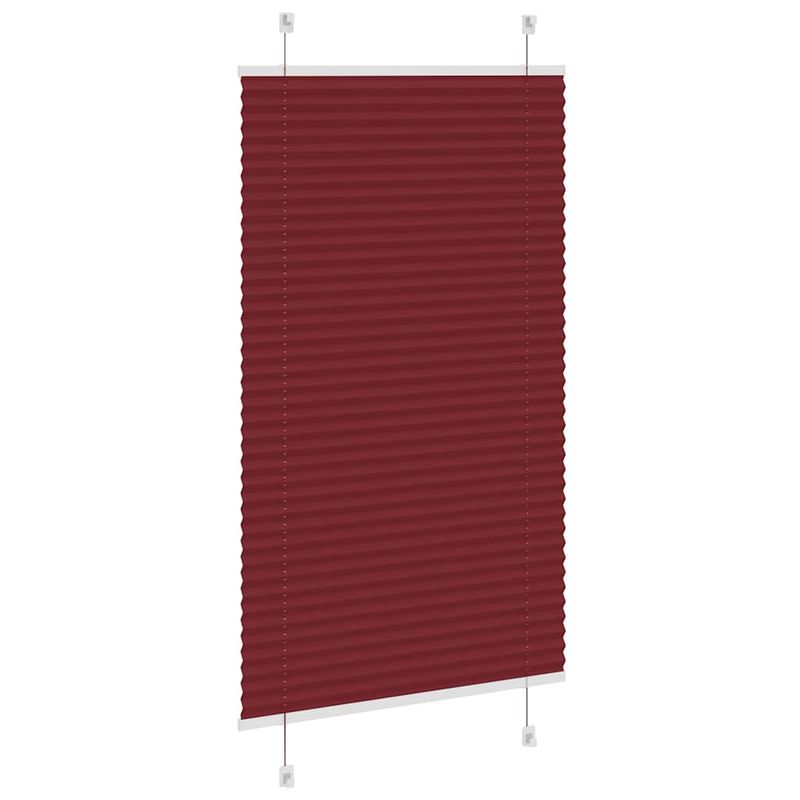 Casa si Gradina - Textile si covoare - Rulouri si jaluzele - Jaluza plisata Bordeaux Rosu 70x100 cm Latime tesatura 69,4 cm - Infinity.ro