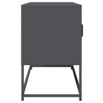 Casa si Gradina - Mobilier - Comode si corpuri - Comode - Dulap TV, antracit, 100,5x39x60,5 cm, otel laminat la rece - Infinity.ro