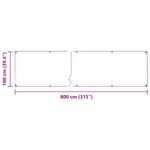 Casa si Gradina - Gradinarit si plante - Plante si ghivece - Bulbi, seminte si rasaduri - Capac pentru plante cu ochiuri 1x8 m PVC - Infinity.ro