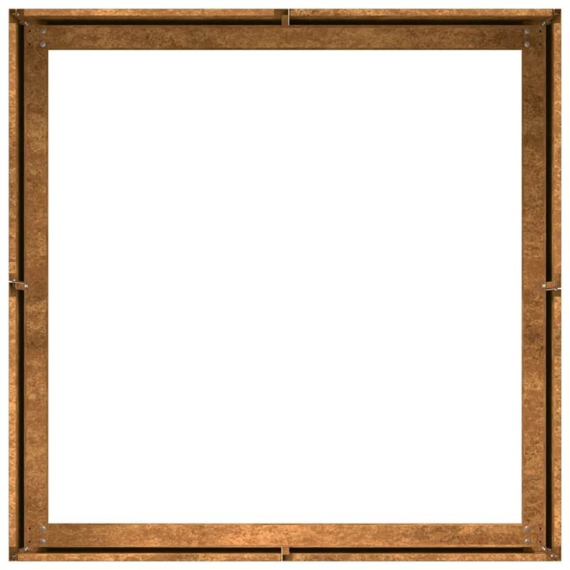 Casa si Gradina - Gradinarit si plante - Plante si ghivece - Ghivece si suporturi - Jardiniera Rusty 80x80x30 cm Otel pentru intemperii - Infinity.ro
