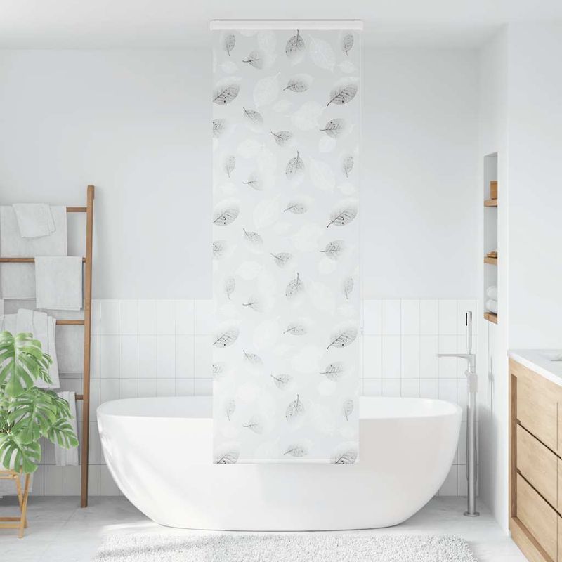 Casa si Gradina - Textile si covoare - Rulouri si jaluzele - Jaluza cu role de dus cu caseta 70x240 cm latime material 66 cm, frunze - Infinity.ro
