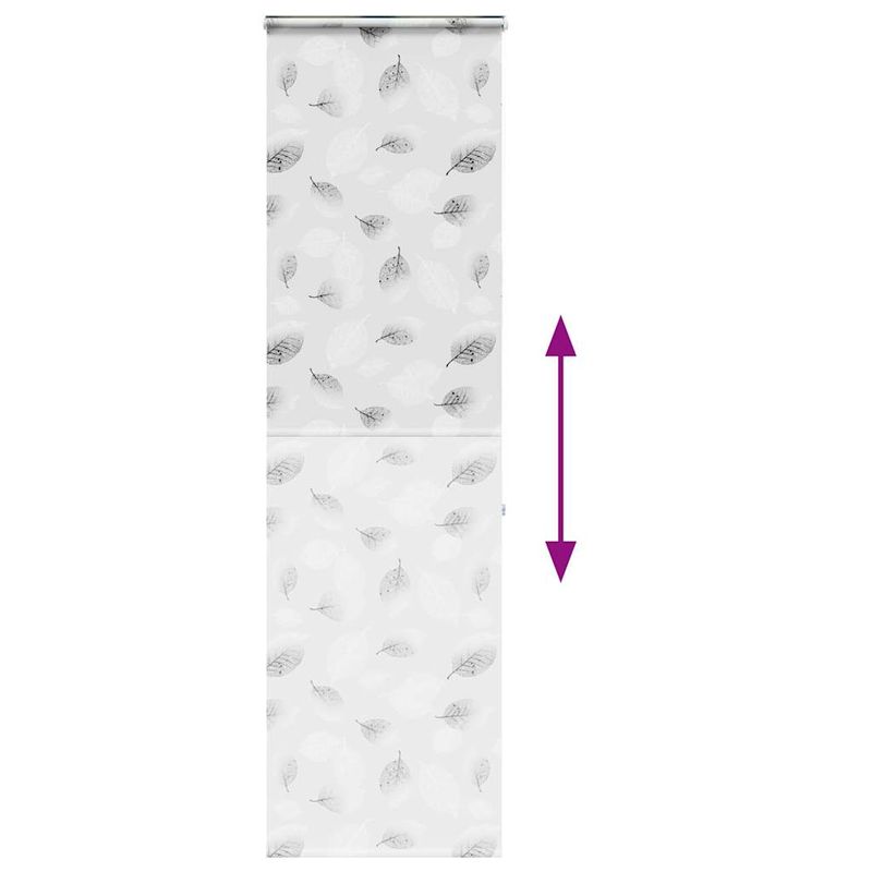 Casa si Gradina - Textile si covoare - Rulouri si jaluzele - Jaluza cu role de dus cu caseta 70x240 cm latime material 66 cm, frunze - Infinity.ro
