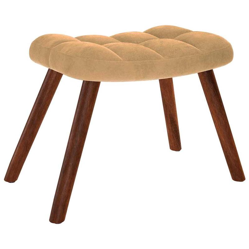 Casa si Gradina - Mobilier - Scaune si fotolii - Fotolii - Fotoliu de relaxare cu taburet, maro, catifea - Infinity.ro
