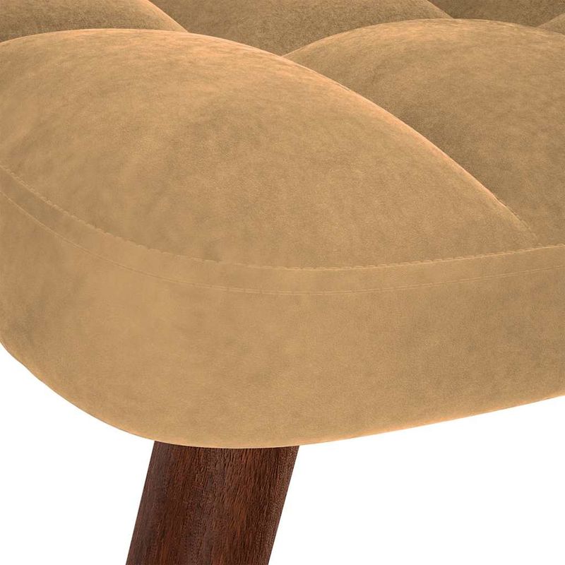 Casa si Gradina - Mobilier - Scaune si fotolii - Fotolii - Fotoliu de relaxare cu taburet, maro, catifea - Infinity.ro