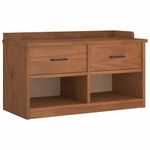Casa si Gradina - Mobilier - Organizare si depozitare - Bancute - Banca pentru hol „SANDNES” 87 x 40 x 50 cm din lemn masiv de pin - Infinity.ro