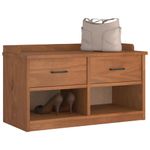 Casa si Gradina - Mobilier - Organizare si depozitare - Bancute - Banca pentru hol „SANDNES” 87 x 40 x 50 cm din lemn masiv de pin - Infinity.ro
