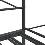Casa si Gradina - Mobilier - Paturi si accesorii - Paturi - Pat de zi cu sufer fara saltea Negru 100x190 cm Otel - Infinity.ro
